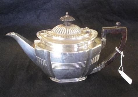 1900 Sheffield Sterling Silver Teapot 235cm Tea And Coffee Pots Silver