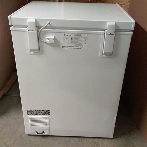 Lot Detail Magic Chef Cu Ft Chest Freezer In White