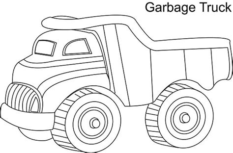 Garbage truck coloring page can be no less fun than other types of cars. Garbage Truck Coloring Pages : Color Luna