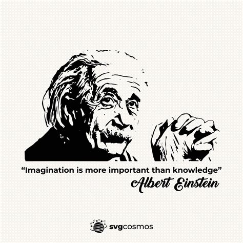 Albert Einstein Svg Silhouette Svgcosmos