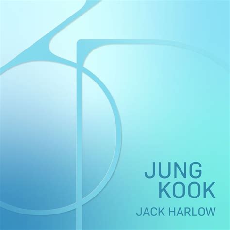 An Abstract Blue Background With The Wordsjung Kook Jack Harrow