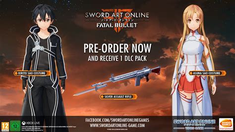 Sword Art Online Fatal Bullet Bande annonce intro du jeu Season Pass et de nombreux détails