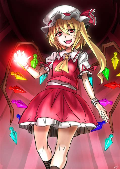 Flandre Scarlet Touhou Drawn By Mimuni362 Danbooru