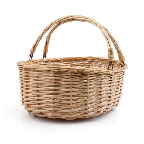 The price and availability of items at amazon.sa are subject to change. Galleon - MEIEM Wicker Basket Picnic Basket Gift Baskets ...