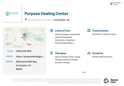Purpose Healing Center In Scottsdale Arizona