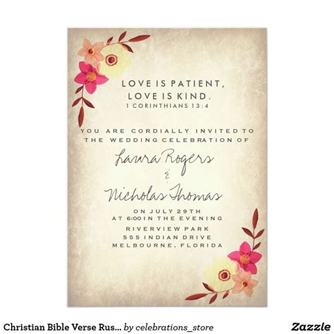 Free Christian Wedding Invitation Templates