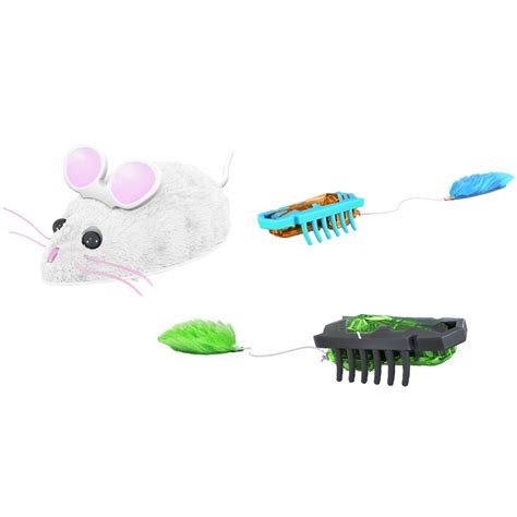 Hexbug White Mouse And Nano Robotic Cat Toys 2 Pack Wilko