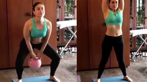 Kareena Kapoor Latest Hot Workout In Gym Youtube