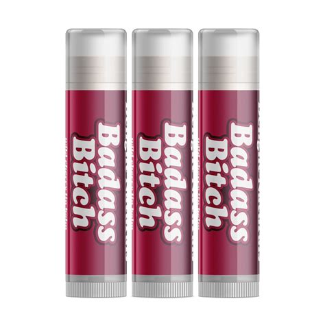 Badass Bitch Lip Balm Three Pack — Delight Naturals