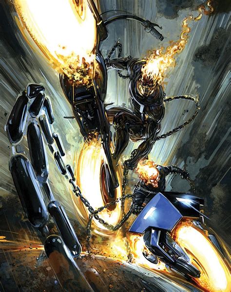 Ghost Riders By Clayton Crain Comicbooks In Ghost Rider Marvel Ghost Rider Ghost Rider