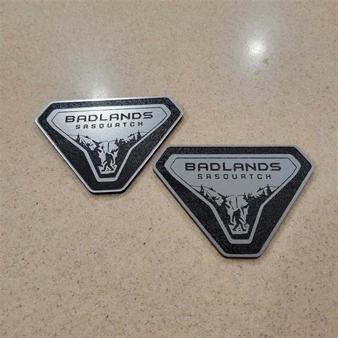 Ford Bronco Badlands Sasquatch Emblem Badge 32617 Etsy