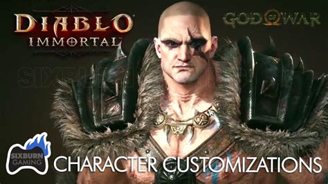 DIABLO IMMORTAL Character Customizations Making Kratos From God Of War