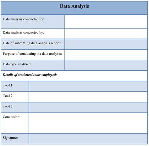 Find the gaps in your facilities and operations, and mitigate them with industry leading solutions. Printable Data Analysis Template, Sample Printable Data ...