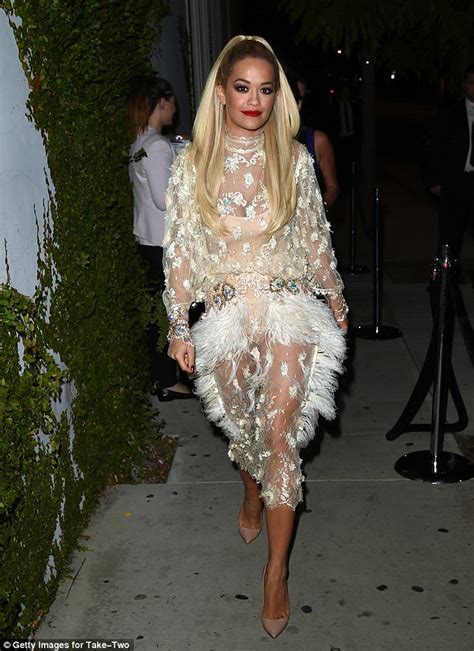Rita Ora Draws Attention To Her Slender Frame After Calvin Harris Split