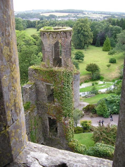 The Round Tower From Inside Blarney Castle In Ireland Cobh Kinsale