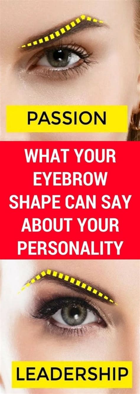 What Your Eyebrow Shape Can Say About Your Personality Secret Of Longevity