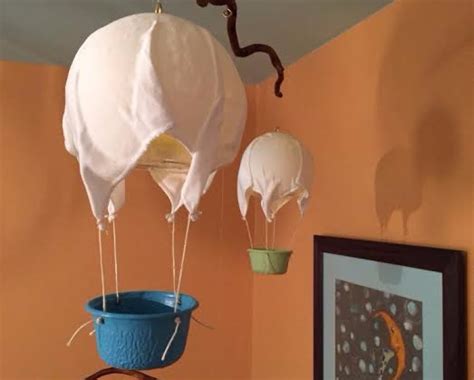 Twinkling Hot Air Balloon Mobile Diy Living Lullaby Designs