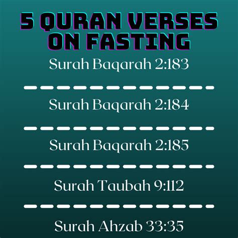 5 Quran Verses On Fasting In Ramadan The Quran Recital