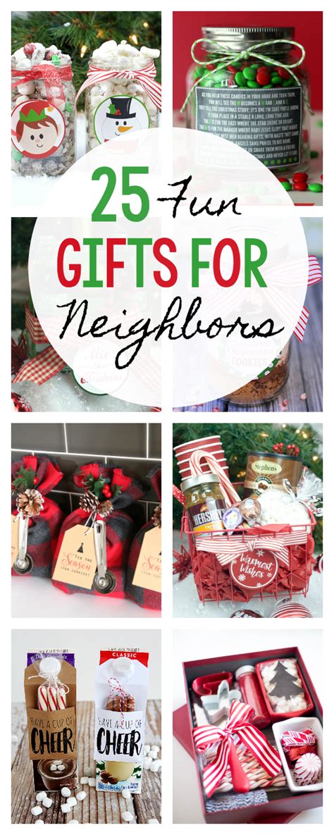 You can get creative using the names. 25 Fun & Simple Gifts for Neighbors this Christmas ...