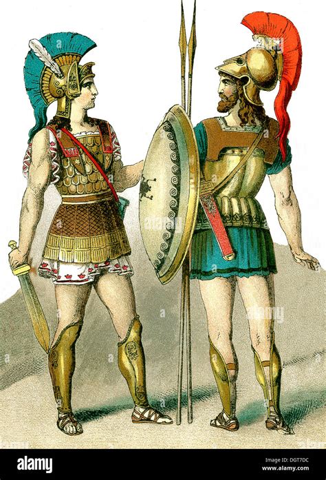 The Illustration Which Dates To 1882 Depicts Two Ancient Greek