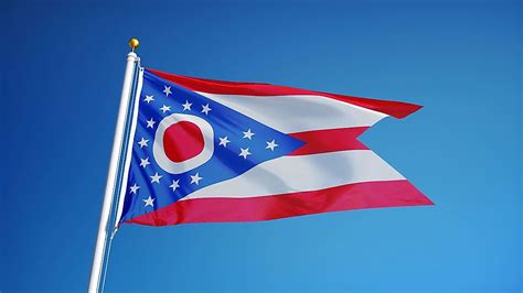 Ohio State Flag Worldatlas