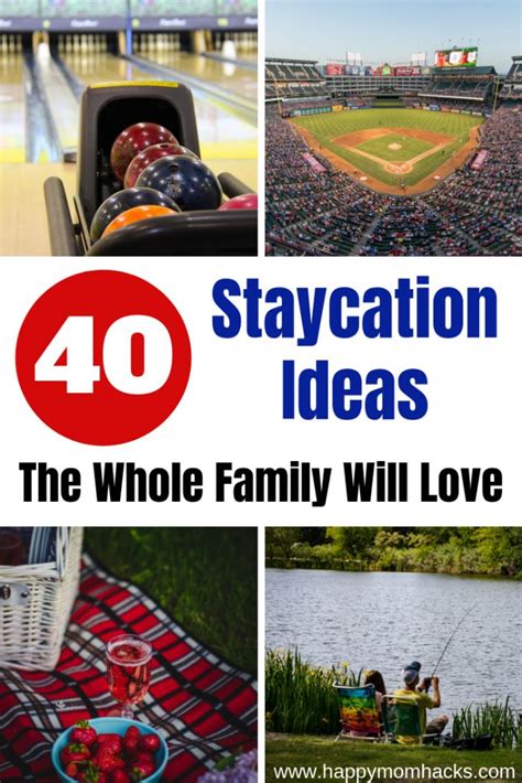 40 staycation ideas for families at home happy mom hacks spring break fun fun staycation