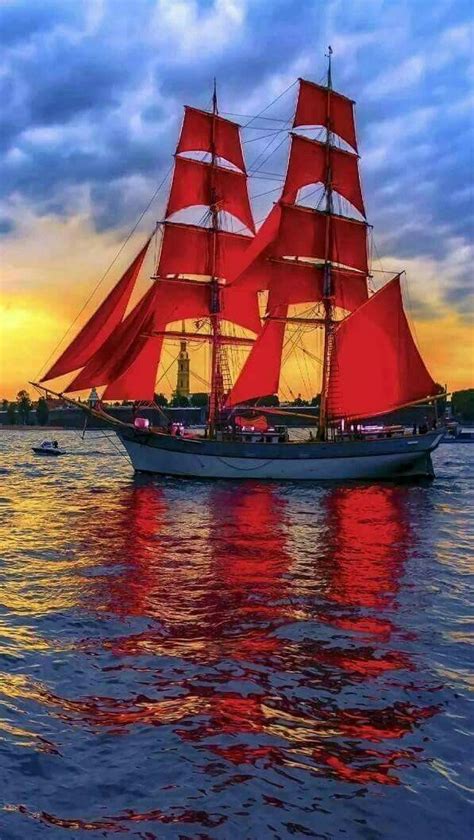Red Sails In The Sunset Way Out On The Sea O Carry My Loved One Home