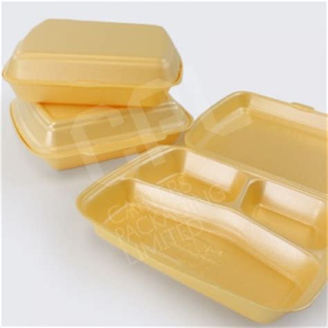 A foam food container is a form of disposable food packaging for various foods and beverages, such as processed instant noodles, raw meat from supermarkets, ice cream from ice cream parlors. Styrofoam Containers | Hinged Polystyrene Food Trays