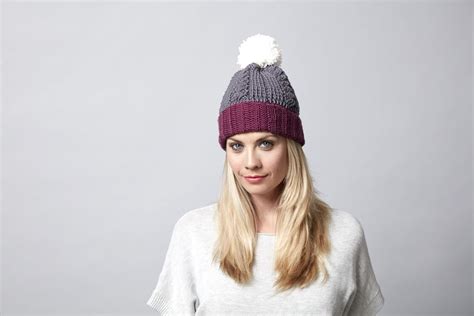 Traditional Toque From The Canadian Warmth Pattern Book Band Shown