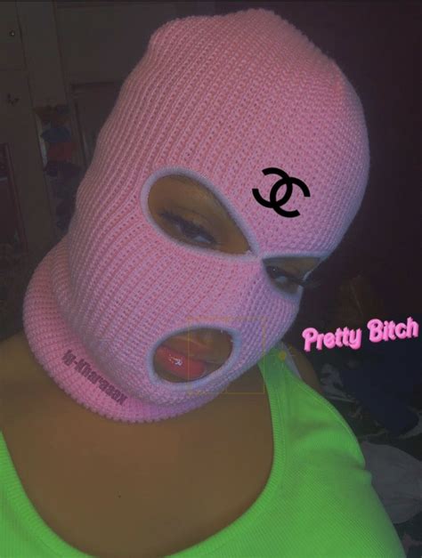 Pfp Baddie Ski Mask Aesthetic Gangsta Ski Mask Girls Novocom Top