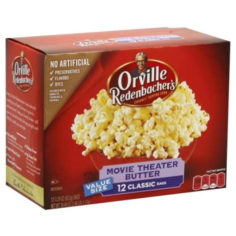 Orville Redenbachers Movie Theater Popcorn Grocery Heart