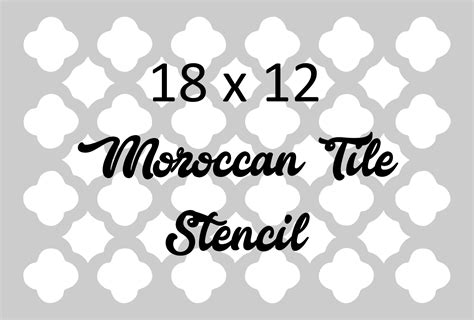 Pin by Southern Adoornments Decor on Stencils for Painting | Tile stencil, Moroccan tile, Stencils