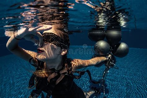 Underwater Shoot Stock Photo Image Of Female Hold 122452910
