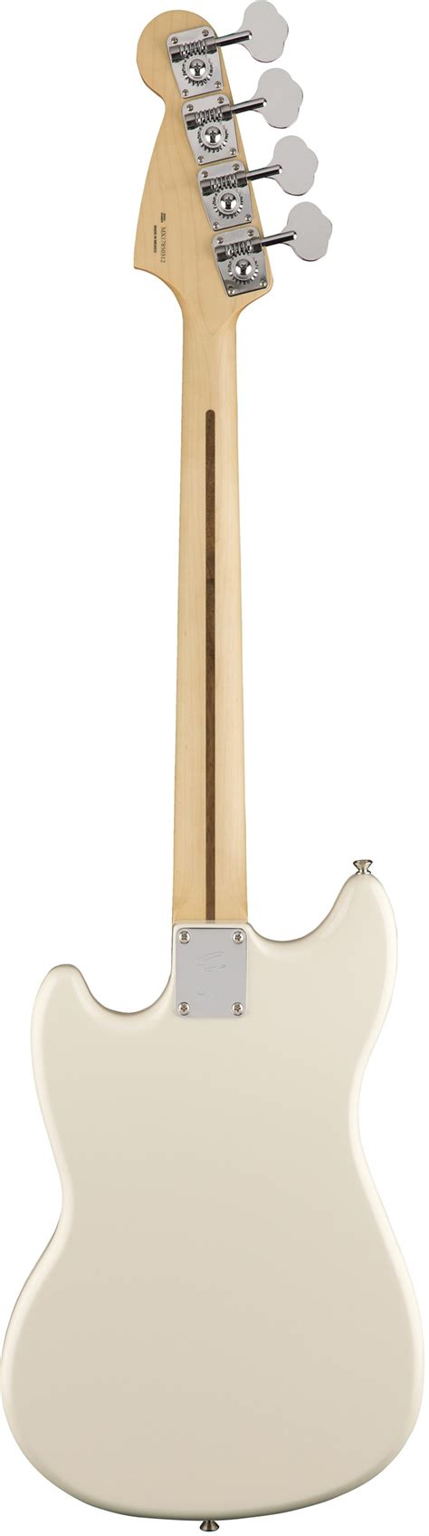 Fender Offset Mustang Bass Pj Olympic White Pf Guitar Zstores
