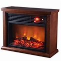 SUNHEAT 1500-Watt Patented Heat Exchanger Large Room Infrared Fireplace ...