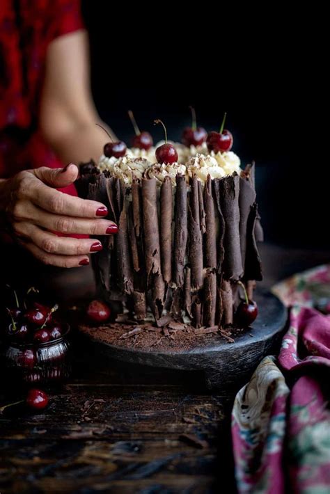 Black Forest G Teau Combines Layers Of Chocolate Sponge With Vanilla