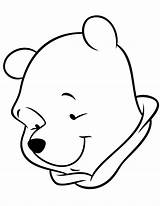 Coloring Simple Pooh Winnie Colouring Easy Printable Drawing Standing Cliparts Face Clip Clipart Fun Bears Stencils Drawings Preschool Bear Clipartbest sketch template