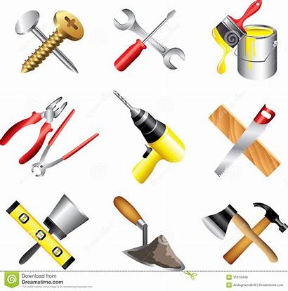 Tools Construction Clipart Tool Building Carpentry Icons