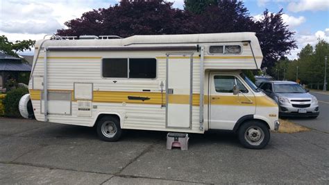 1977 Vanguard Dodge Sportsman Motorhome West Shore Langfordcolwood