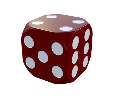 red dice 3D PBR | CGTrader