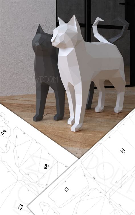 34 Low Poly Papercraft Free Templates Joanieraihan