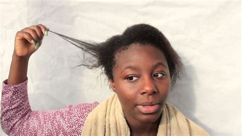Lets see how much my hair has gown over the past week ! 7 months transitioning to natural 4C hair update - YouTube