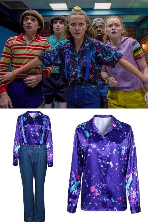 Eleven Cosplay Costume For Stranger Things Season 3 Costume Set