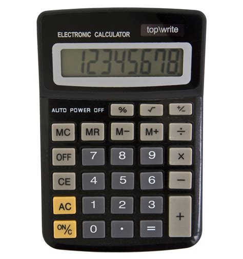 8 Digit Electronic Topwrite Calculator