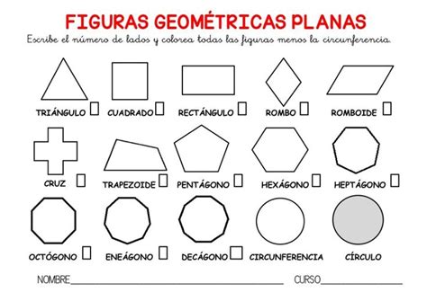 Poster A3 Y Actividades Para Trabajar Las Figuras GeomÉtricas Planas