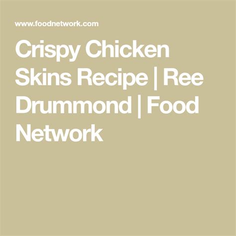 Crispy Chicken Skins Recipe In 2021 Crispy Chicken Chicken Skin
