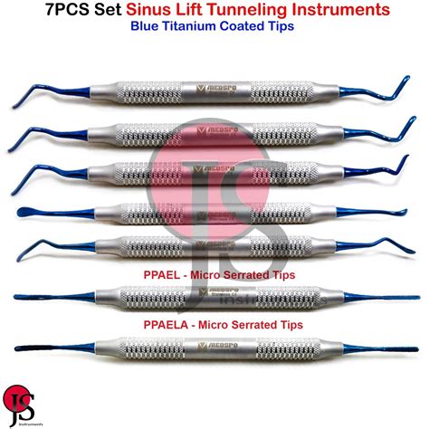 Pcs Implant Sinus Gum Lift Tunneling Procedure Instruments Kit Periotome Dental Ebay