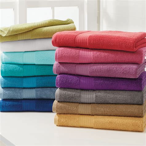 Get hung up on our newest bath towels, hand towels and sets featuring plush fabrics and decorative prints. BrylaneHome® Studio Oversized Cotton Bath Sheet Towel ...
