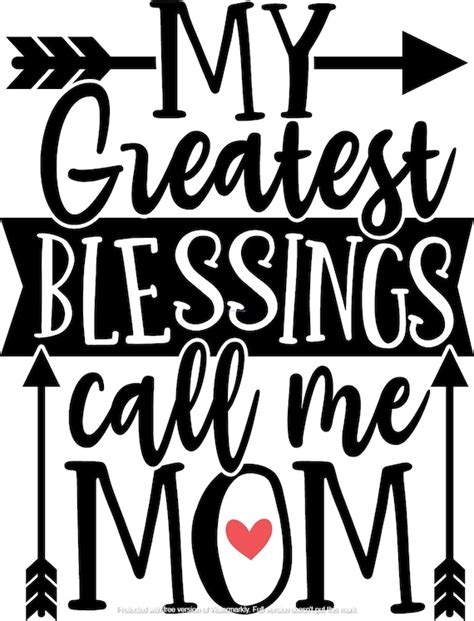 My Greatest Blessings Call Me Mom Svg Png  Eps Dxf Pdf Etsy