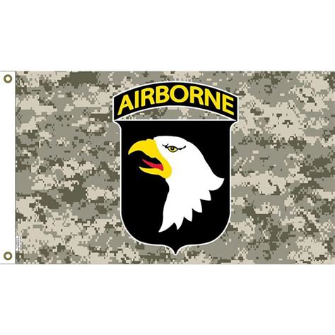 Eagle Emblems Army 101st Airborne Camo Flag Walts Outdoor Worldshop